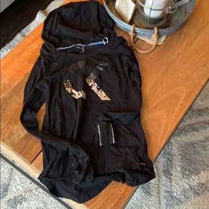 Calvin Klein performance dry fit black shirt sz S